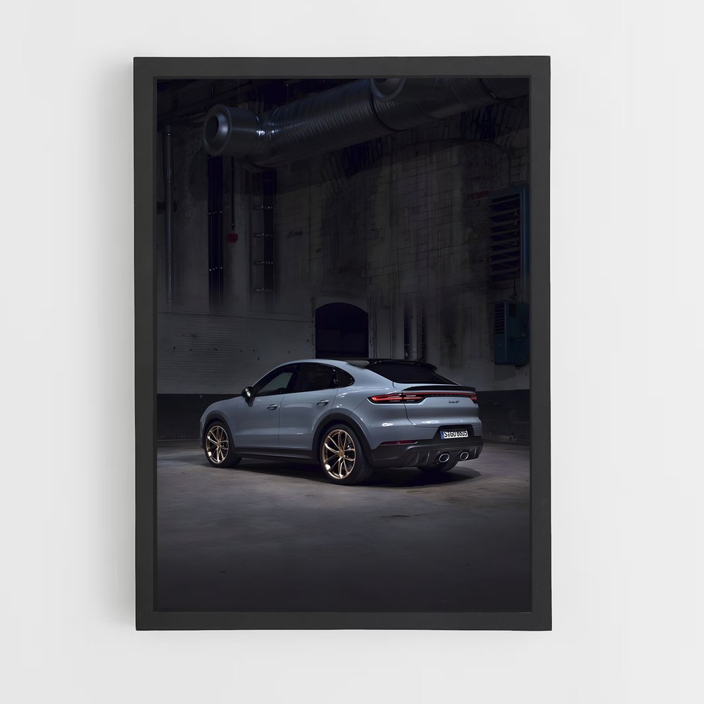Poster Turbo Cayenne – affiche Porsche (vue 2)